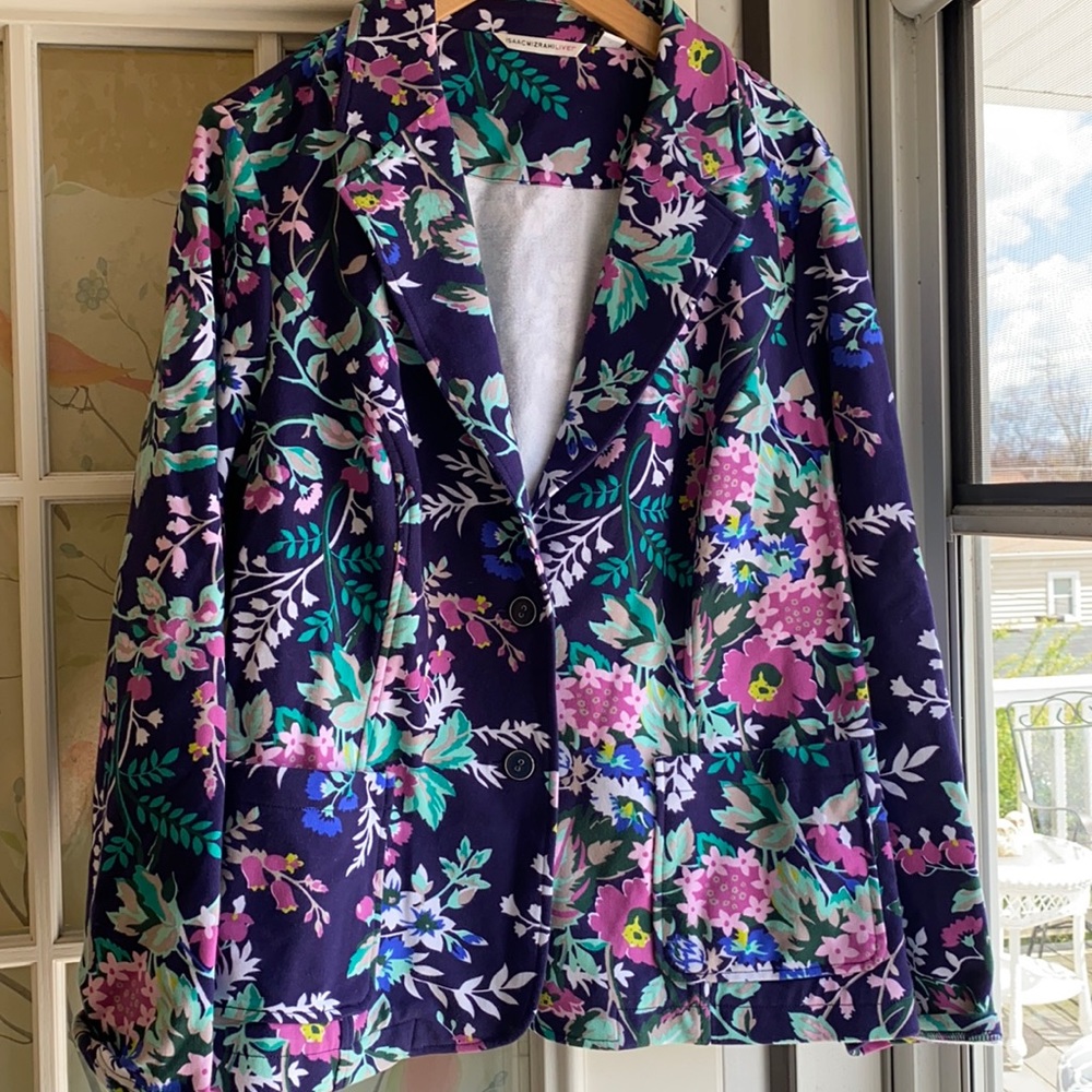 Isaac Mizrahi Floral Jacket 1X